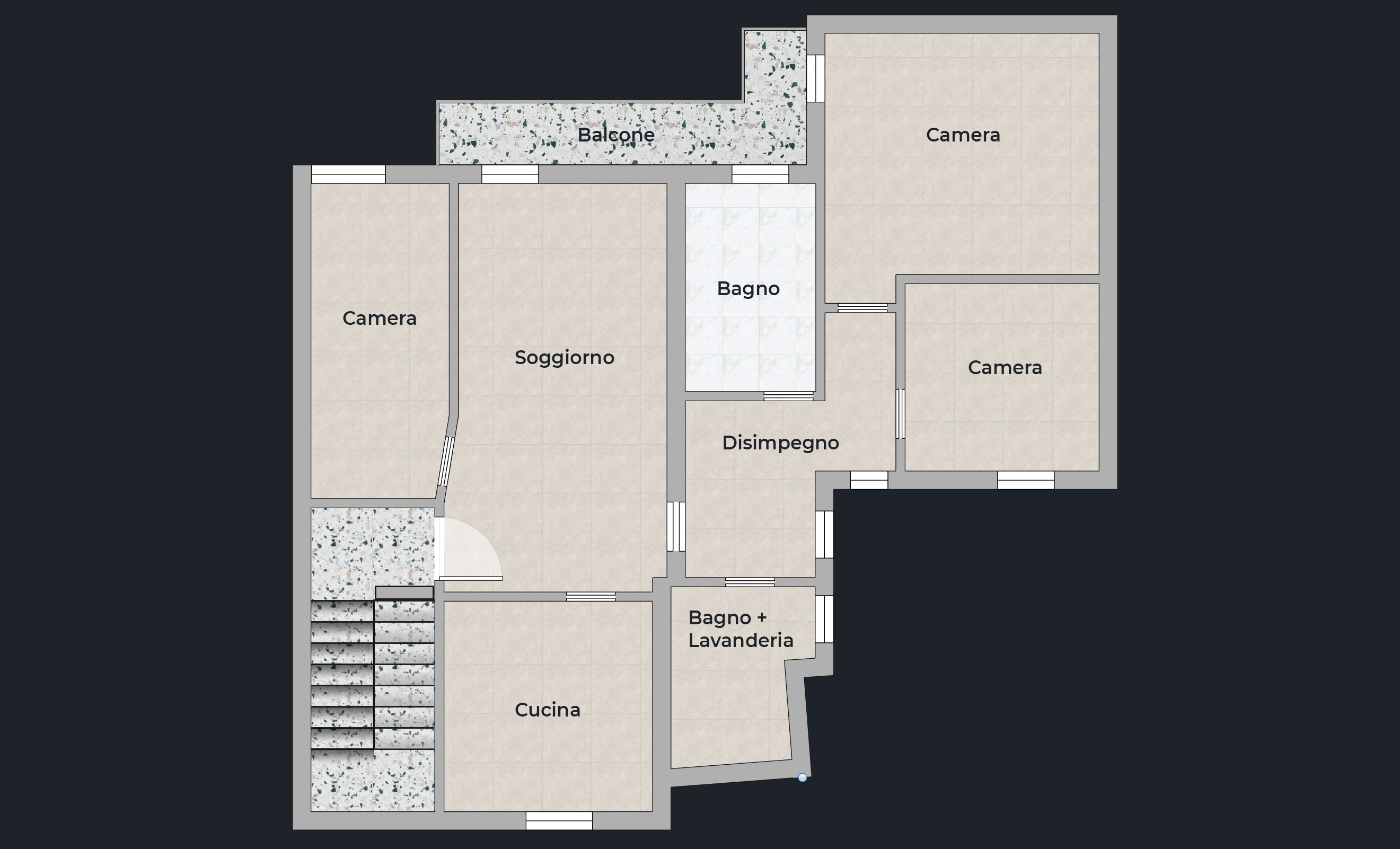 Appartamento · Via Coseggio di Mezzo, Talamona (SO) – planimetria 1